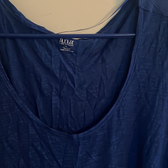 A.N.A Blue light weight long sleeve top - Picture 3 of 4